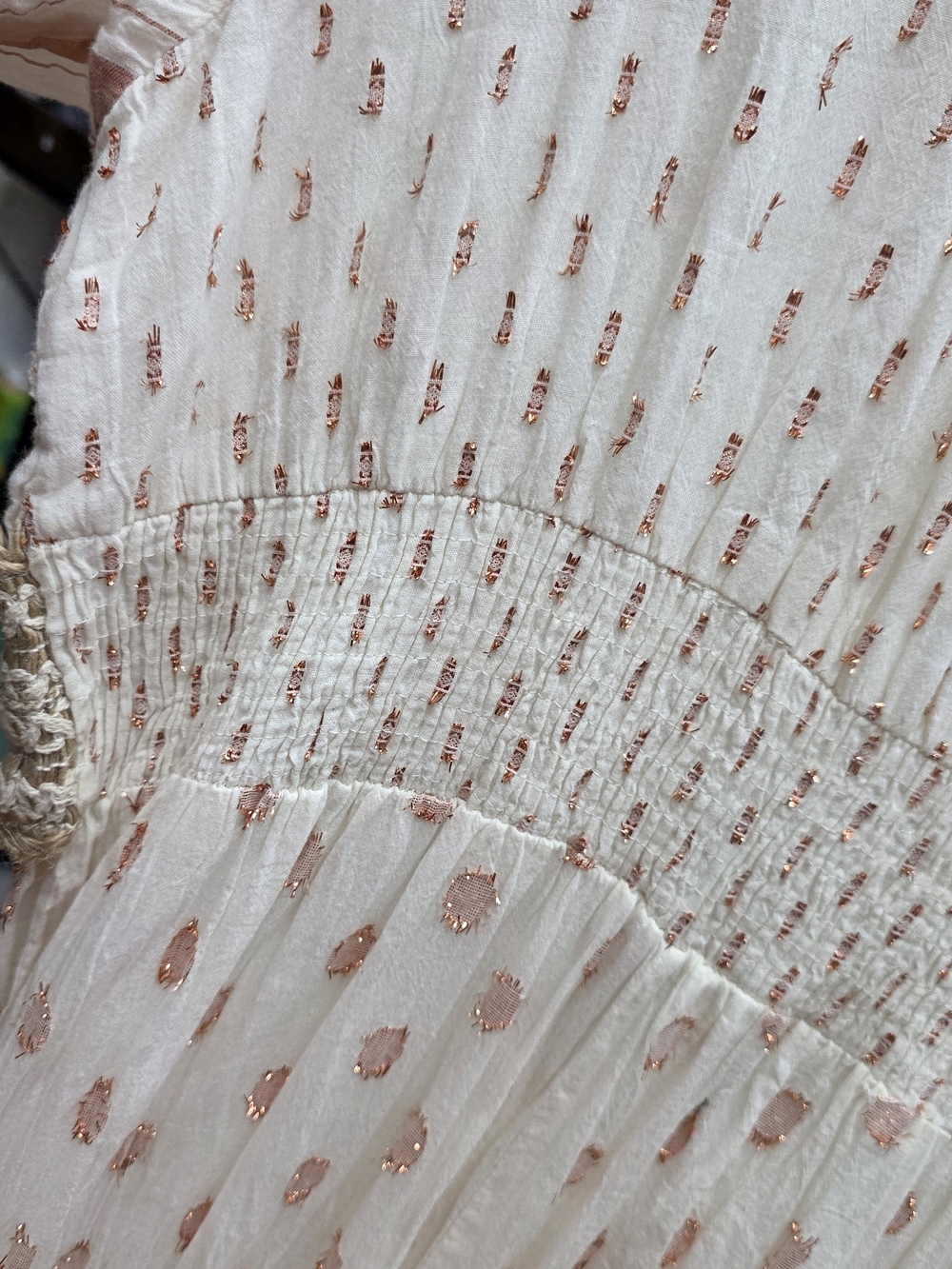 Me 2 Magic Cotton Embroidered Tassel Shimmer Boho Chic Maxi 3X - Picture 11 of 12